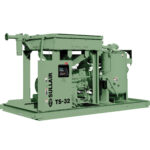 CompressAir | Green industrial air compressor unit labeled "Sullair TS-32" on a white background.