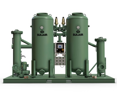 Desiccant Externally Heated Blower Purge Air Dryer-image