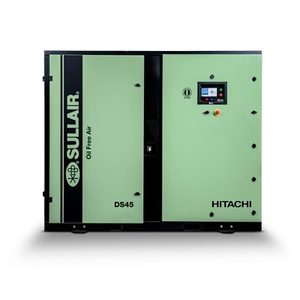 Sullair Ds45 Oil Free Rotary Screw Air Compressor